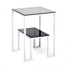 Кавовий журнальний столик у стилі Loft NS-542 630x500x500 мм Черный