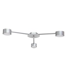 Люстра стельова MSK Electric Copter на три круглих плафони під лампи GX53 NL 8040-3 AL Сірий (618834)