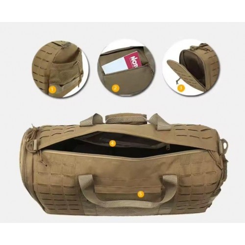 Тактична похідна сумка Solve Койот KT6003105 Molle на 40 л Laser