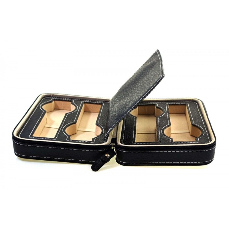 Дорожній футляр для 4 годин Duke на блискавці чорний (DN32752)