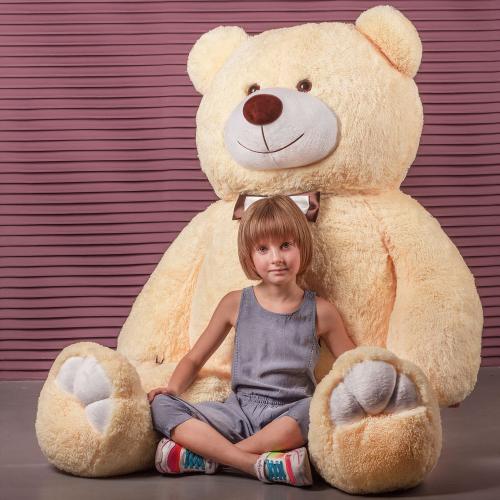 Плюшевий ведмедик Mister Medved Форрест 200 см Бежевий (014) Плюшевий ведмедик Mister Medved Форрест 200 см Бежевий (014)
