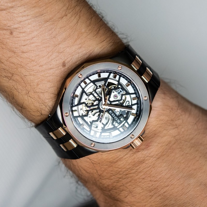 Годинник Edox Delfin Mecano 85303 357GR NRN