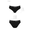 Трусики-сліпи з бавовни та еластаном Passion PS004 PANTIES black, size XL в інтернет супермаркеті PbayMarket!