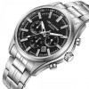 Наручний годинник чоловічий Lee cooper Fenix Black Сріблястий (3444)