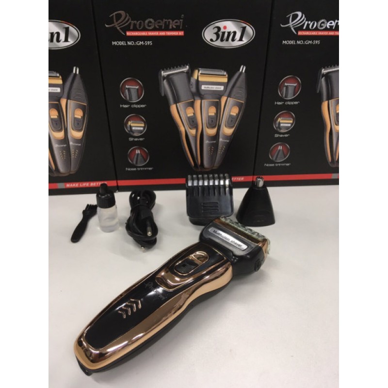 Багатофункціональна машинка для стрижки, стайлер, триммер Gemei GM-595