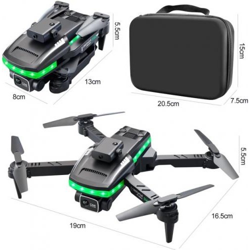 Квадрокоптер S162 з 4K камерою до 20 хв з кейсом Чорний (050665) Drone Квадрокоптер S162 з 4K камерою до 20 хв з кейсом Чорний (050665) Drone