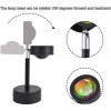 LED лампа для селфі (23см), з ефектом сонця XPRO SUN QS822 (RGB_1741)