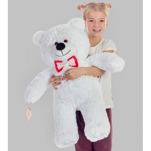 Плюшевий ведмедик Mister Medved Бадді 85 см Білий (003) Плюшевий ведмедик Mister Medved Бадді 85 см Білий (003)