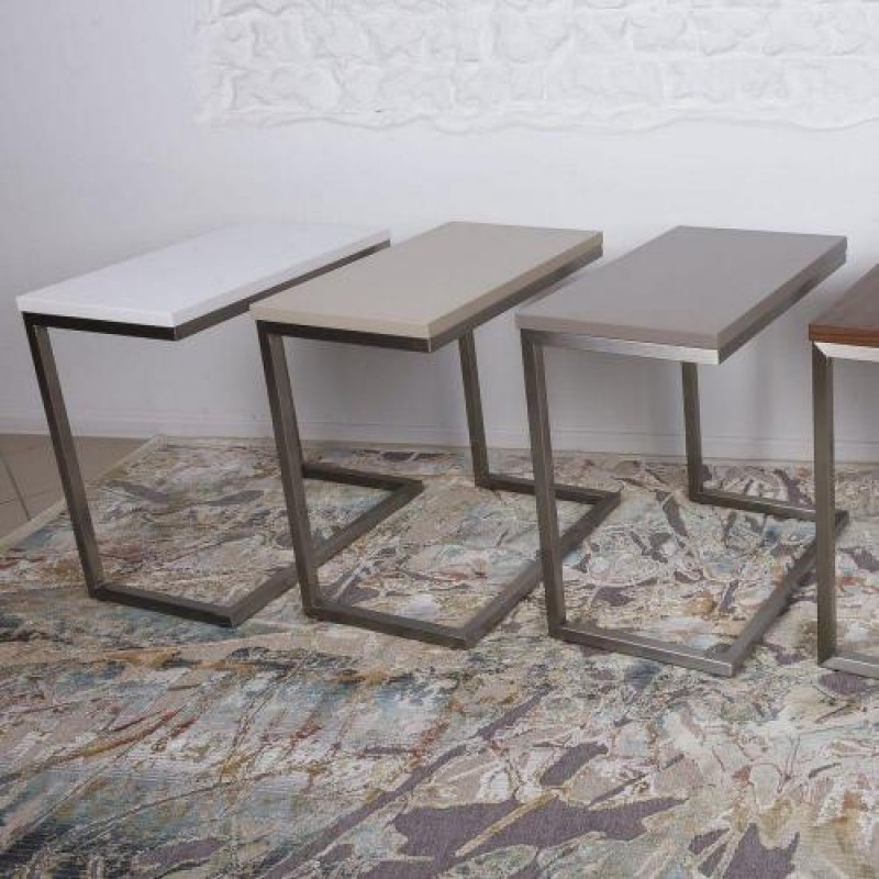 Приставний столик у стилі Loft NS-1514 710x550x300 мм Черный