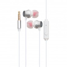 Дротові навушники Hoco 3.5 mm M51 вакуумні з мікрофоном 1.2 m White