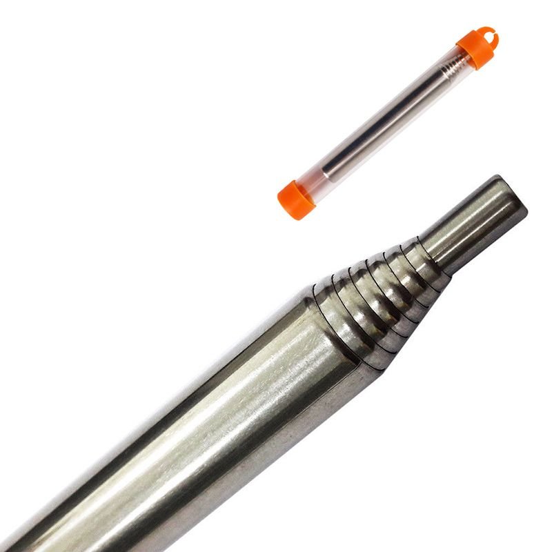 Телескопічна трубочка для роздування багаття або вугілля в футлярі FS-10