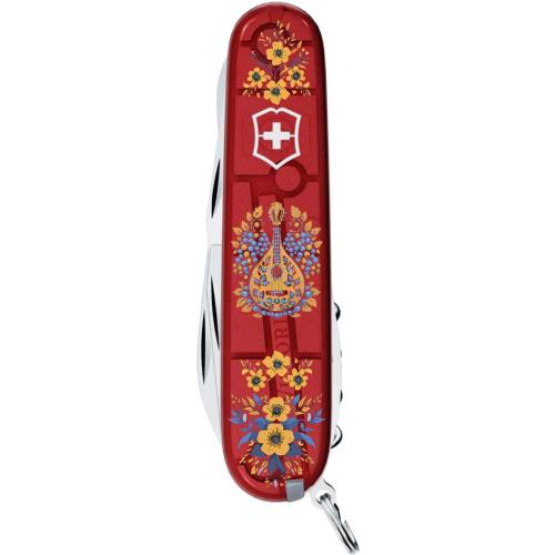 Складаний ніж Victorinox Climber Ukraine 91 мм 14 функцій Українські мотиви (1.3703.T_T1370u) Складаний ніж Victorinox Climber Ukraine 91 мм 14 функцій Українські мотиви (1.3703.T_T1370u)