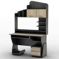 Стіл комп'ютерний Тиса Мебель СУ-26 Венге Молончий 1760x680x1200 мм Стіл комп'ютерний Тиса Мебель СУ-26 Венге Молончий 1760x680x1200 мм