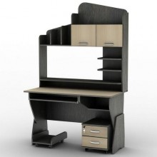 Стіл комп'ютерний Тиса Мебель СУ-26 Венге Молончий 1760x680x1200 мм