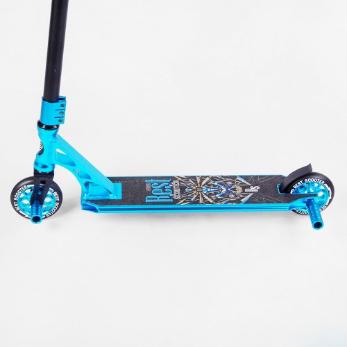 Самокат трюковий Best Scooter Spider HIC-система пеги алюмінієвий диск та дека колеса PU 100 кг Blue (108372)