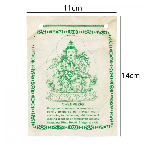 Пахощі Gangchen Порошкові тибетські Санг Chenrezig 45 г 14x11x1 см (26812) в інтернет супермаркеті PbayMarket!
