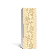 Наклейка на холодильник Zatarga «Пера жар-птиці» 650х2000 мм вінілова 3Д наклейка декор на кухню