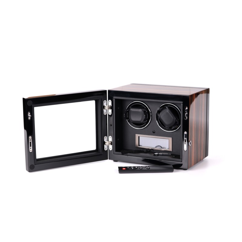 Скринька Salvadore для підзаводу 2 годинників SLX/6202-BRB 2x2 Коричневий