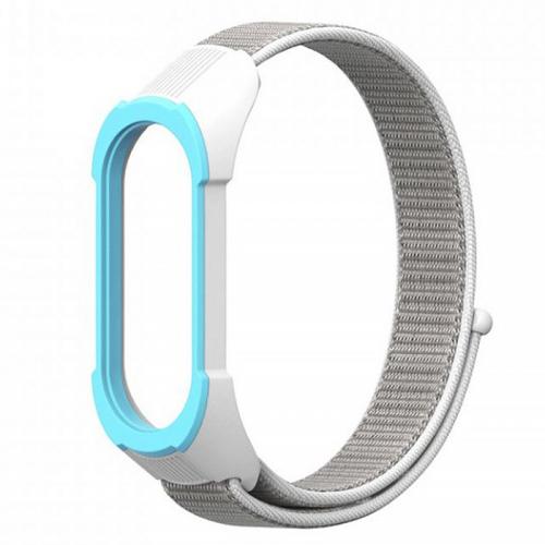 Ремінець Colored Nylon Strap для Xiaomi Mi Band 3/4/5/6 Grey Blue Ремінець Colored Nylon Strap для Xiaomi Mi Band 3/4/5/6 Grey Blue
