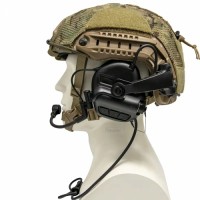 Тактичні активні навушники з мікрофоном EARMOR M32X Mark3 Чорний (2055717662)