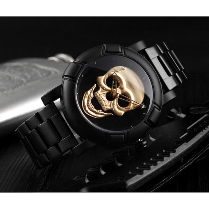 Оригінальний годинник Skmei Skull 9178 Black