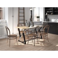 Обідній стіл Діо Tenero Чорний оксамит/дуб феррара 1600х800х750 (1000002184) Обідній стіл Діо Tenero Чорний оксамит/дуб феррара 1600х800х750 (1000002184)