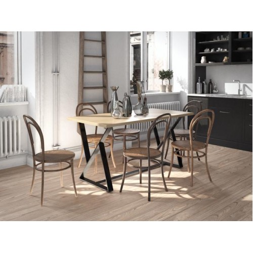 Обідній стіл Діо Tenero Чорний оксамит/дуб феррара 1600х800х750 (1000002184) Обідній стіл Діо Tenero Чорний оксамит/дуб феррара 1600х800х750 (1000002184)