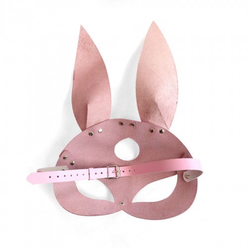 Шкіряна маска Зайчика Art of Sex - Bunny mask, колір Рожевий в інтернет супермаркеті PbayMarket!