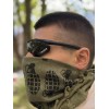 Тактичні окуляри 5.11 Tactical Aileron Shield з 4 лінзами чорна оправа з поляризацією