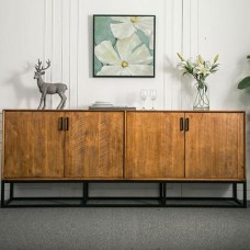 Комод Loft NS-251 930x1800x350 мм Чорний