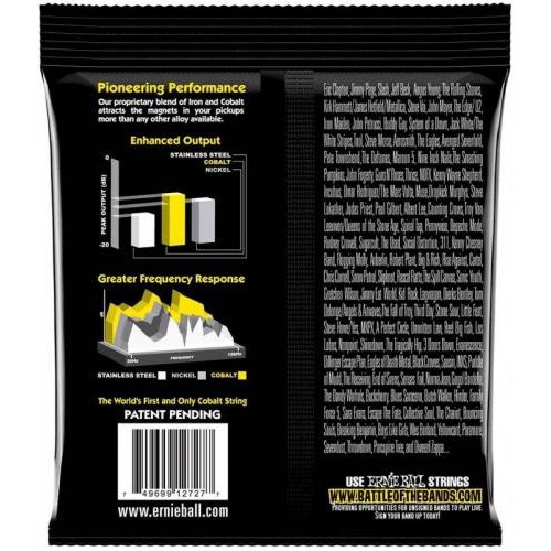 Струни для електрогітари Ernie Ball 2727 Cobalt Slinky Electric Guitar Strings 11/54 Струни для електрогітари Ernie Ball 2727 Cobalt Slinky Electric Guitar Strings 11/54