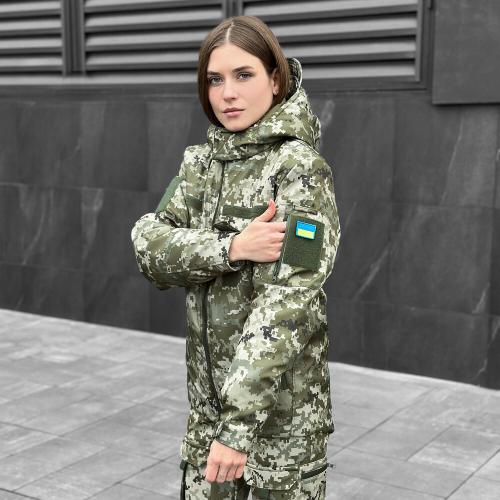 Жіноча тактична куртка Pobedov Motive Military 348940 XXXL Піксель (00000005788) Жіноча тактична куртка Pobedov Motive Military 348940 XXXL Піксель (00000005788)