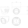 IP-відеокамера Provision ISR DH-340IPSN-MVF 4 Мп Білий (302617)