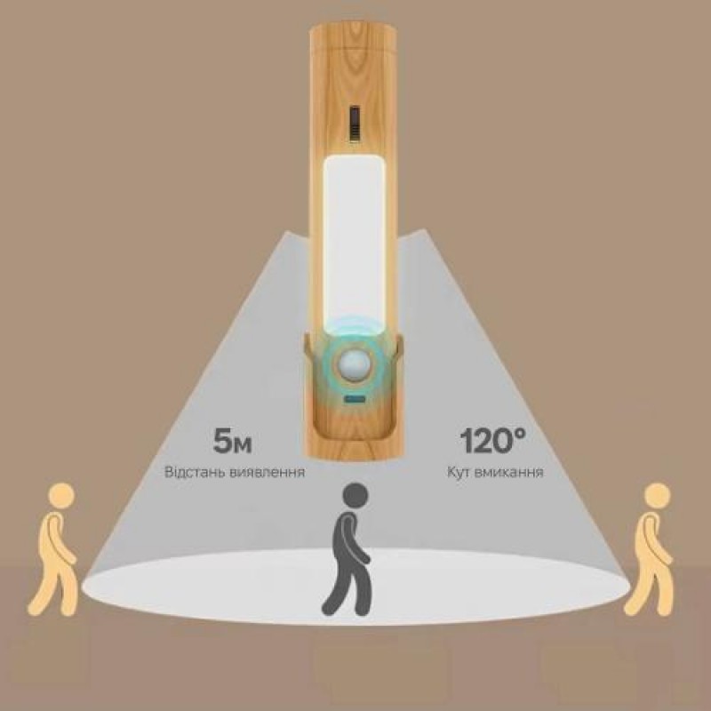 Світильник нічник з акумулятором та датчиком руху Inspire FN-9 4W 4000К 5V USB