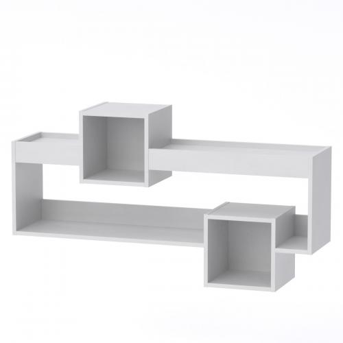 Полиця настінна Компаніт МГ-6 навісна-2 Німфея альба (120х28х65 см) Полиця настінна Компаніт МГ-6 навісна-2 Німфея альба (120х28х65 см)