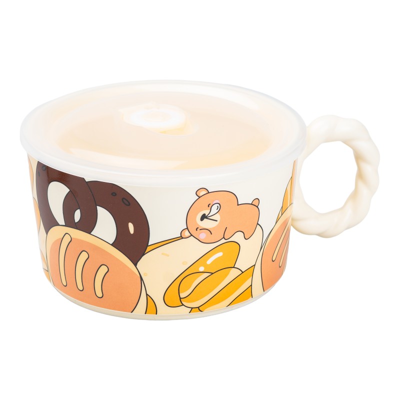 Миска для локшини TS Kitchen Bear 800 мл Різнокольоровий (HP7215B)