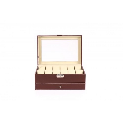 Шкатулка для зберігання годинників Craft 12WJ.PU.BR Коричневий