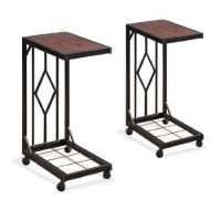 Приставний столик у стилі Loft NS-1523 610x400x230 мм Черный Приставний столик у стилі Loft NS-1523 610x400x230 мм Черный