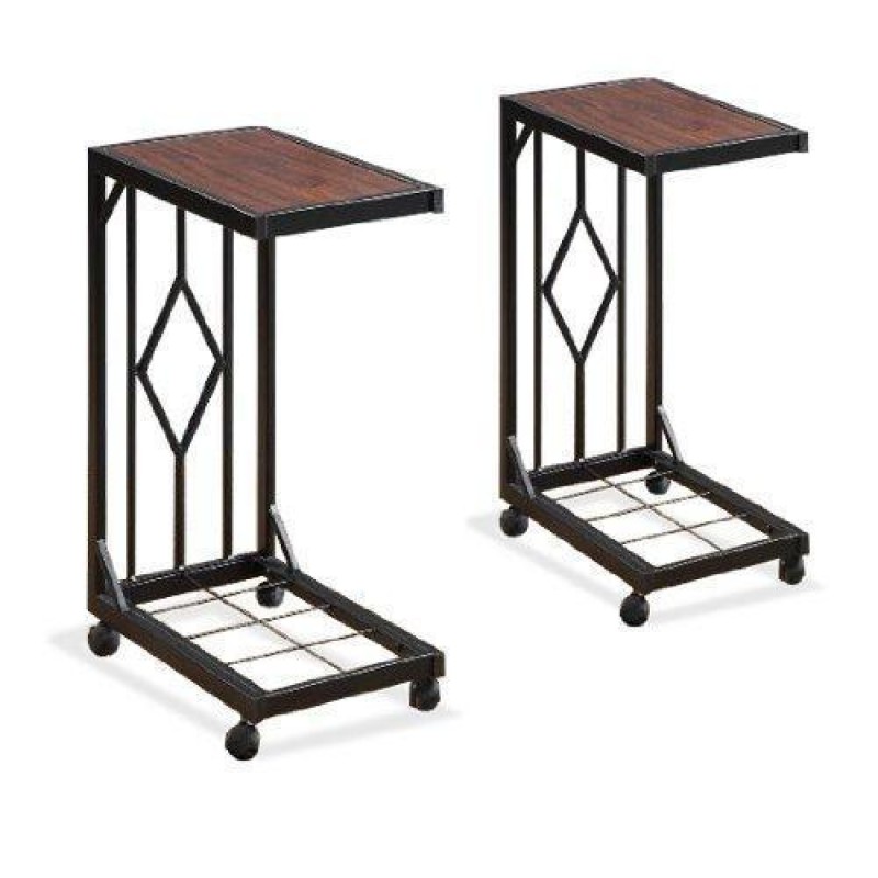 Приставний столик у стилі Loft NS-1523 610x400x230 мм Черный