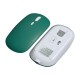Мишка комп'ютерна перезаряджається Macaron Bluetooth Зелена