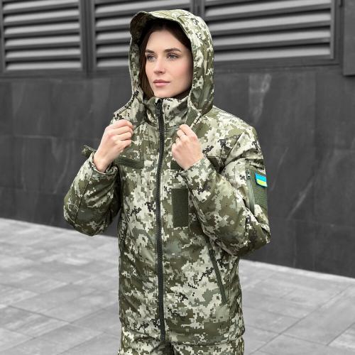 Жіноча тактична куртка Pobedov Motive Military 348940 XXXL Піксель (00000005788) Жіноча тактична куртка Pobedov Motive Military 348940 XXXL Піксель (00000005788)