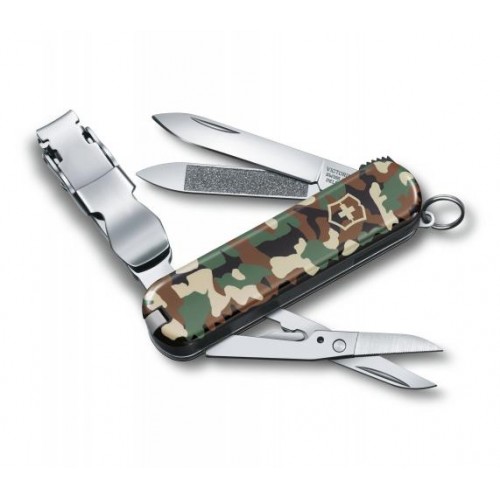 Швейцарський ніж Victorinox Nail Clip 580 65 мм 8 функцій Камуфляж (0.6463.94) Швейцарський ніж Victorinox Nail Clip 580 65 мм 8 функцій Камуфляж (0.6463.94)