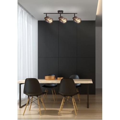 Спот Candellux Canabera 58x19 см Чорний (93-82541) Спот Candellux Canabera 58x19 см Чорний (93-82541)