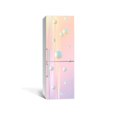 Наклейка на холодильник Zatarga «Зефірні краплі» 650х2000 мм вінілова 3Д наклейка декор на кухню