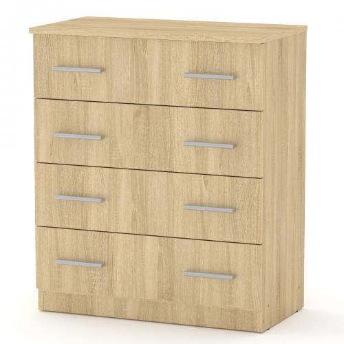 Комод Компаніт 4Б Дуб сонома (72х39х85 см) Комод Компаніт 4Б Дуб сонома (72х39х85 см)