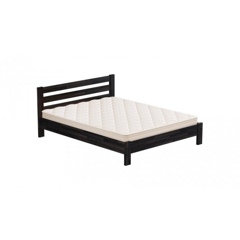 Ліжко дерев'яне Estella Рената Люкс 180х200 см Венге Щит 2Л4 (9201676027)