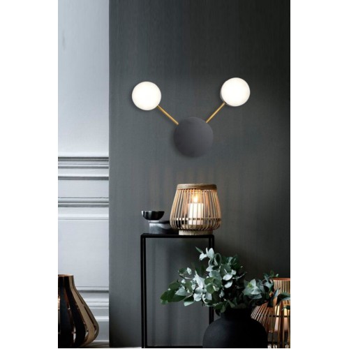 Бра Laguna Lighting 436 34x34 см Золотисто-чорний (43661-16) Бра Laguna Lighting 436 34x34 см Золотисто-чорний (43661-16)