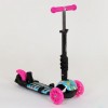 Самокат 5в1 Best Scooter (PU колеса з підсвічуванням) Абстракція Multicolor (84217)