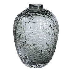 Ваза декоративна в стилі ретро скляна YIWU Bixuan 30 см Сірий (HP-1731)