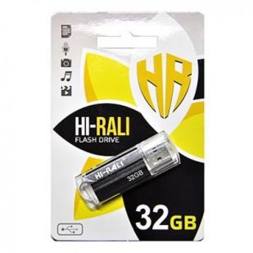 Флеш-накопичувач USB 32GB Hi-Rali Corsair Series Black (HI-32GBCORBK) в інтернет супермаркеті PbayMarket!